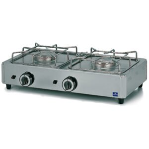 Gaskochfeld 2 Brenner je 6 kW (GPL)