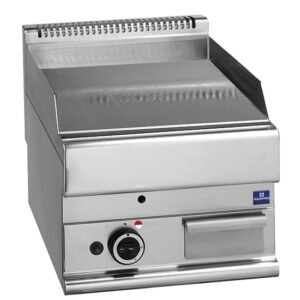 Gas-Grillplatte, Tischmodell, verchromt, glatt
