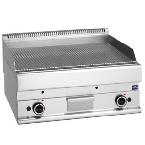 Gas-Grillplatte, Tischmodell, gerillt