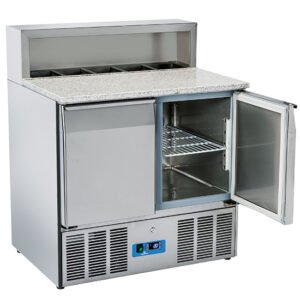 Pizzadette mit 2 Türen GN 1/1, 5x GN 1/6 H=150 mm, 0°/+8°C