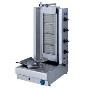 Gas-Dönergrill mit 4 Heizzonen, Motor unten, 70 kg