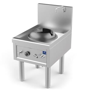Gas-Wokkochfeld mit 1 Brenner 27,5 kW, 1 Wasserhahn