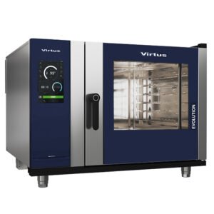 Elektro-Kombidämpfer mit Boiler und automatischem Reinigungssystem, 6x GN 2/3