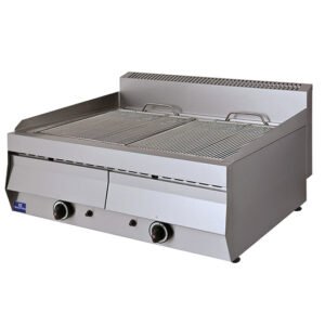 Gas-Wassergrill, Tischmodell, 2 Zonen