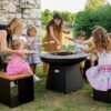 BBQ Grill holzbetrieben, Höhe 60 cm, Farbe schwarz - Image 3