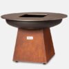BBQ Grill holzbetrieben, Höhe 60 cm, Version Corten