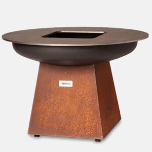 BBQ Grill holzbetrieben, Höhe 60 cm, Version Corten