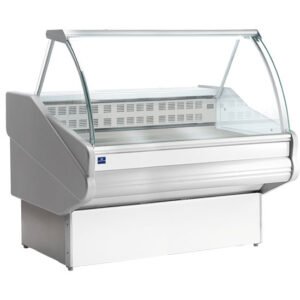 Bainmarie-Theke 1540 mm mit gebogener Frontverglasung, +70°C