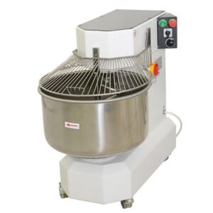 Spiralteigkneter 30 kg/50 Liter, 2 Geschwindigkeiten, mit Timer