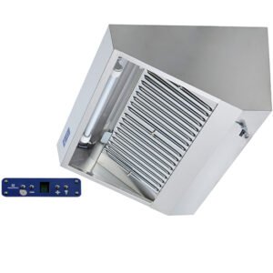 Wandhaube Snack mit Motor, Beleuchtung und Drehzahlregler, 1000x1100 mm