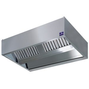 Zentralhaube in Kastenform mit Einbaubeleuchtung, 2400x1800 mm