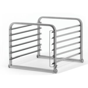 Blecheinschubschienenkit für Wagen, 6x GN 1/1