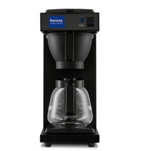 Filterkaffeemaschine mit 1 Glaskanne 1,8 Liter und 2 Warmhalteplatten, manuelle Wasserbefüllung