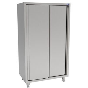 Hochschrank mit Schiebetüren und 3 Borde, 1000x700x1800 mm