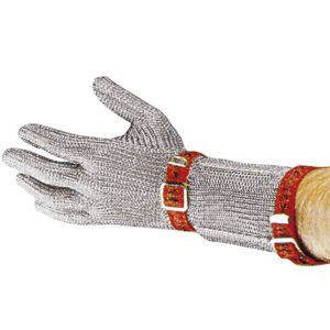 Kettenhandschuh, lang, Größe M