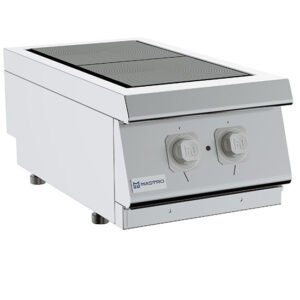 Elektrokochfeld mit 2 drehbaren Gussplatten je 3 kW, Tischmodell