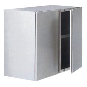 Wandhängeschrank mit Flügeltür und Zwischenbord, 500x400 mm