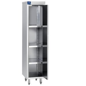 Hochschrank mit Flügeltür und 3 Borde, 800x700 mm