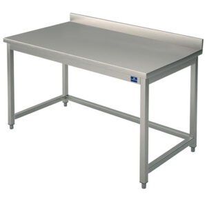 Arbeitstisch ohne Zwischenboden, mit Aufkantung, 700x700 mm