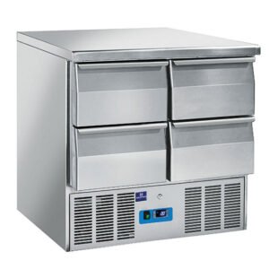 Kühl-Vorbereitungstisch mit 4 Schubladen, +0°/+8°C