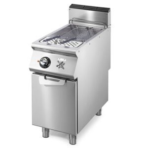 Elektro-Nudelkocher, 1 Becken GN 2/3, Kapazität 1x 26 Liter, feststehende Heizungen