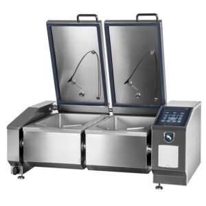 Elektro-Multifunktionsgerät 2x 29 Liter (2x GN 1/1) mit automatischer Kippfunktion