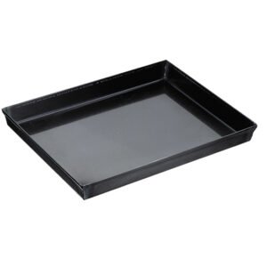 rechteckiges Backblech in blau, 400x300x30 mm