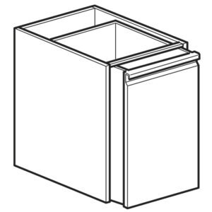 Ausziehbare Lade, 400x640 mm