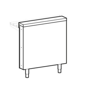 Fassadenverlängerung, 500x150 mm